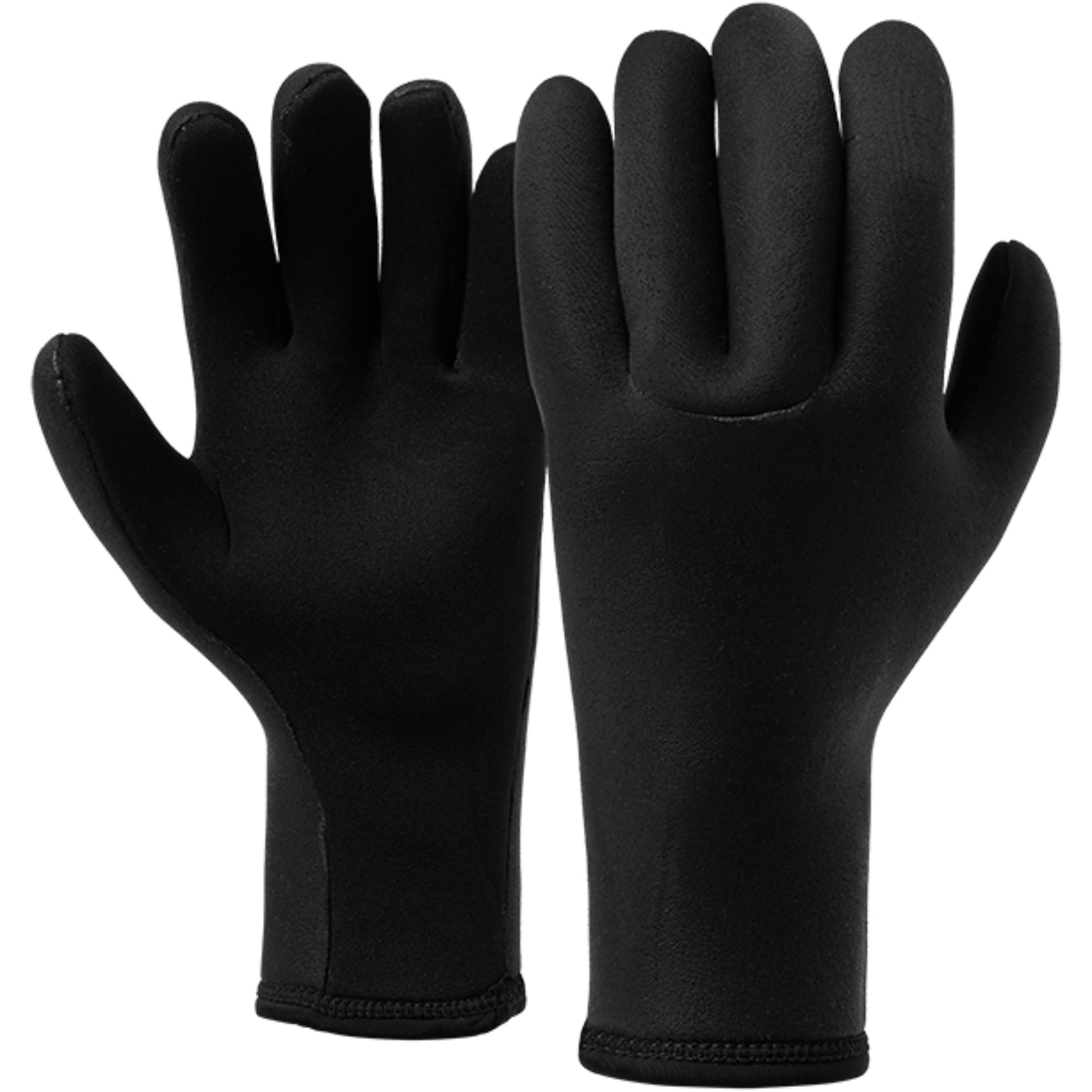 2026 Mystic Crest 1.5mm 5 Finger Neoprene Gloves 35015.250082 - Black